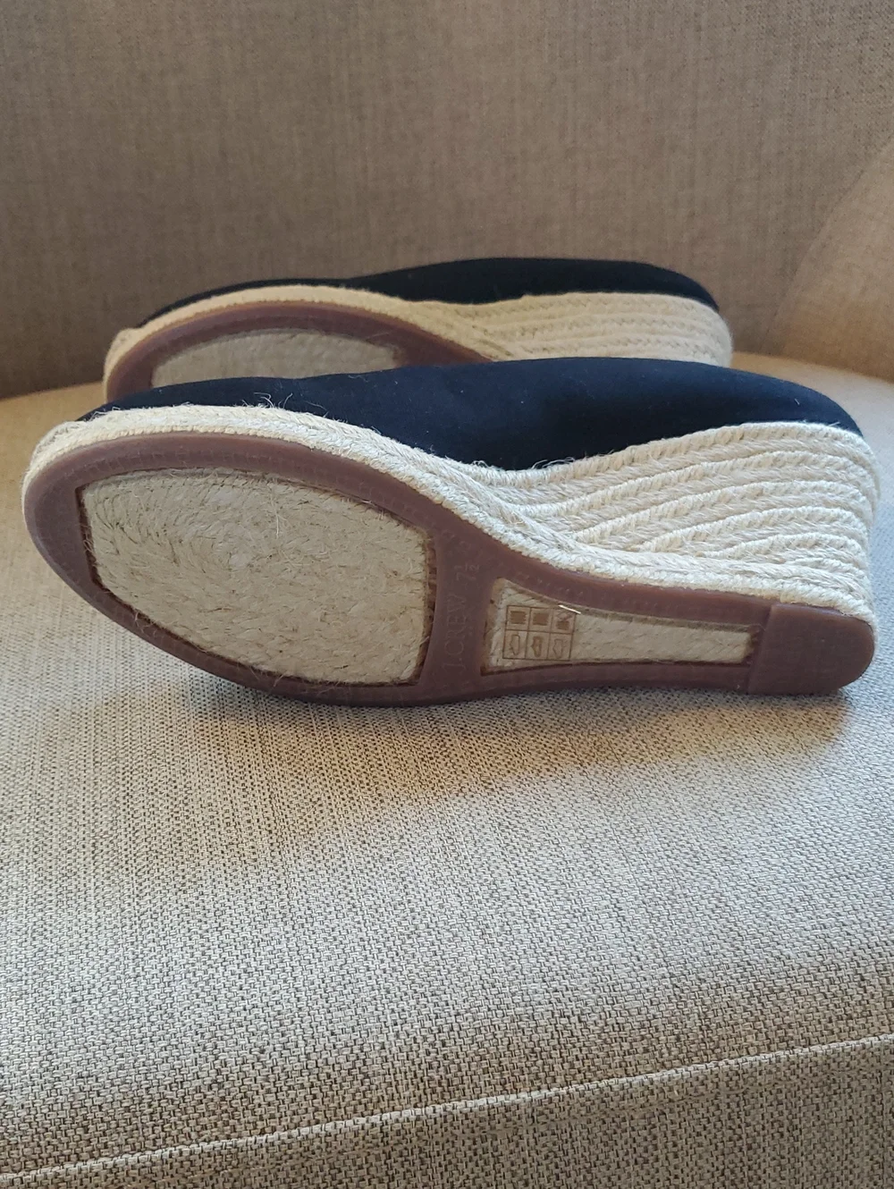 J Crew Canvas Espadrille Wedge